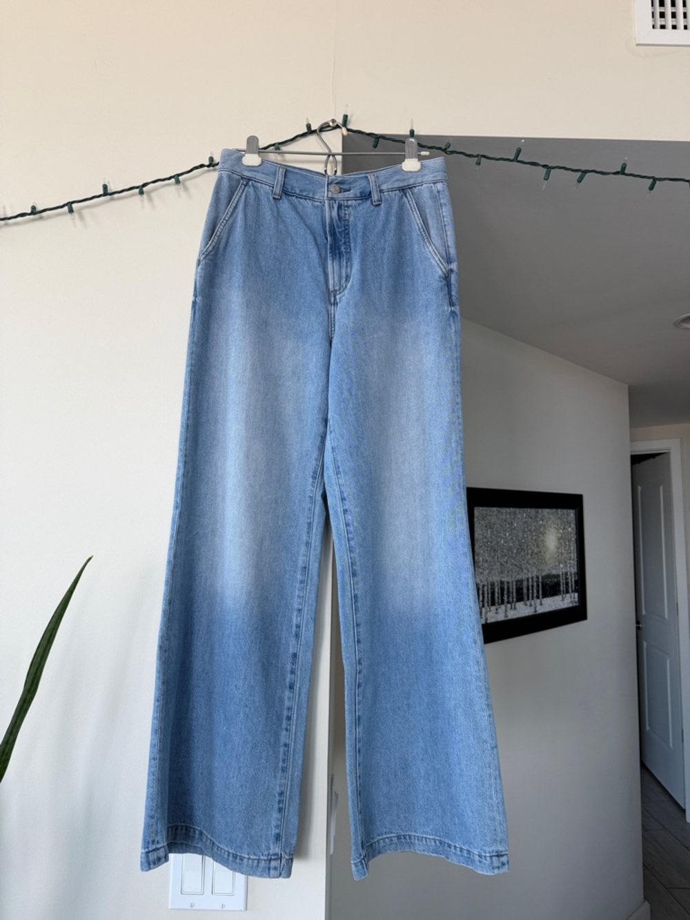 pistola Light Blue Wide-Leg Jeans